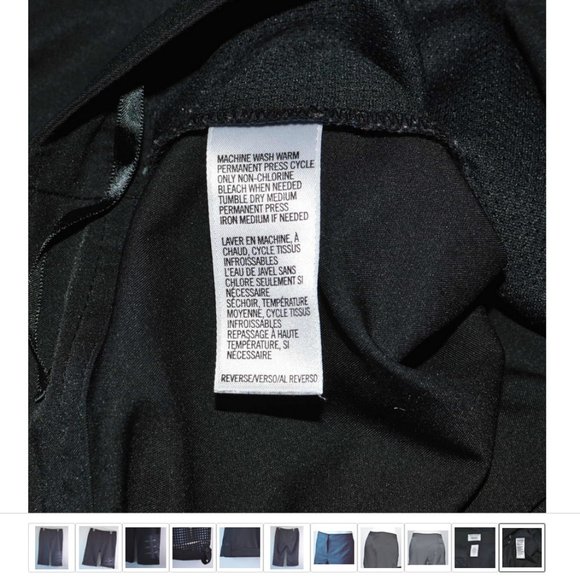 Izod Golf Classic Women sz 8 Black Sports Golf Outdoor Capri Active Pants - Picture 11 of 11